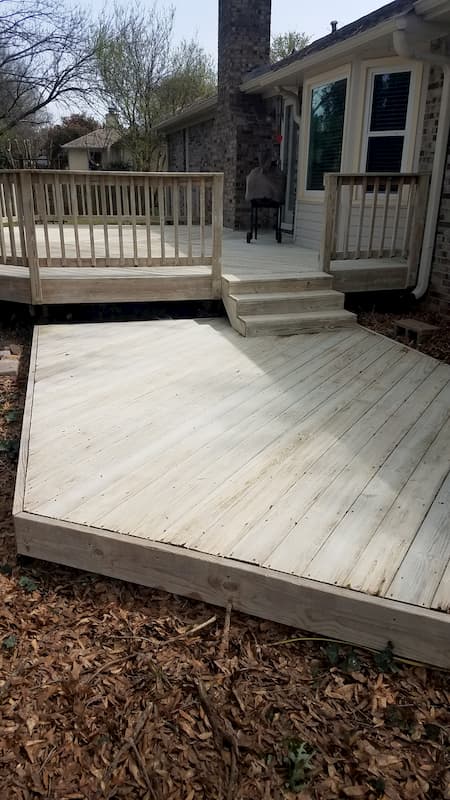 Deck Wash and Brightening on Tamera Drive in Huntsville, AL